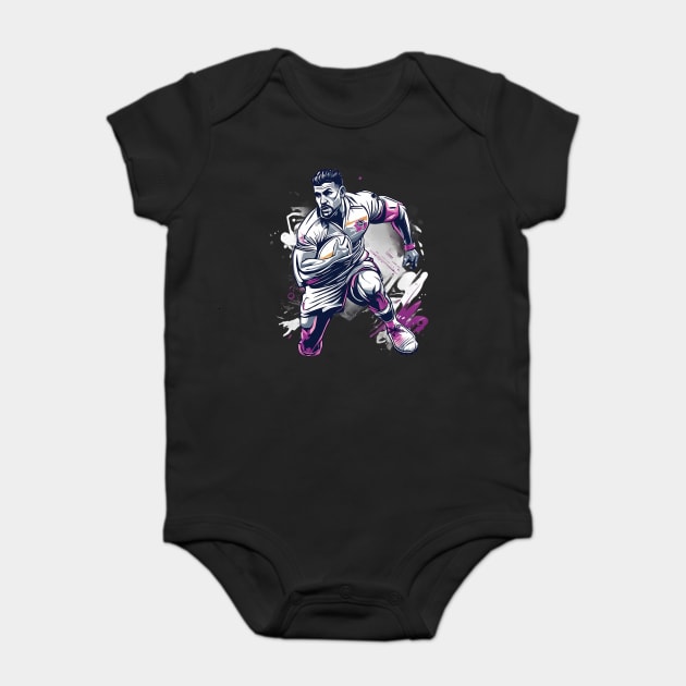 South Africa Rugby Baby Bodysuit by animegirlnft